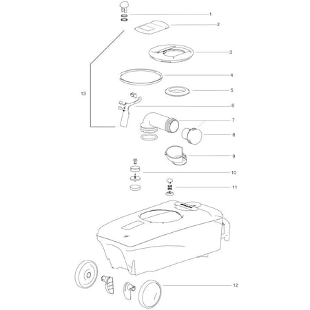 Thetford C400 POUR OUT SPOUT 32306